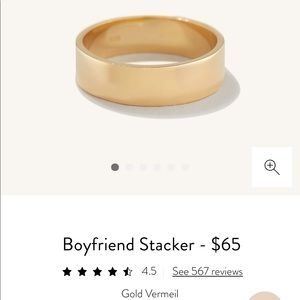 Mejuri Boyfriend Stacker Ring